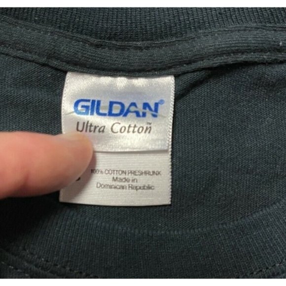 Johnny Cash Concert Announcement T-Shirt Patton Field Lafayette Black Sz CH/P/S - Picture 4 of 7